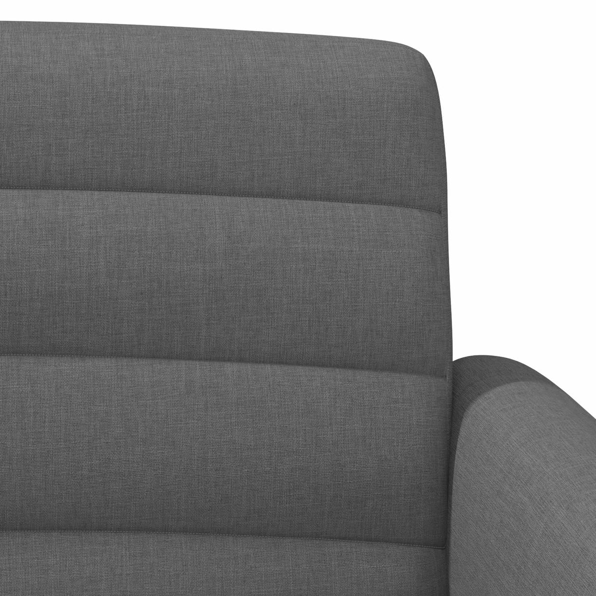 vidaXL Lovingseat met knoopge tuft Lichtgrijs 116 x 67 x 80 cm Stof