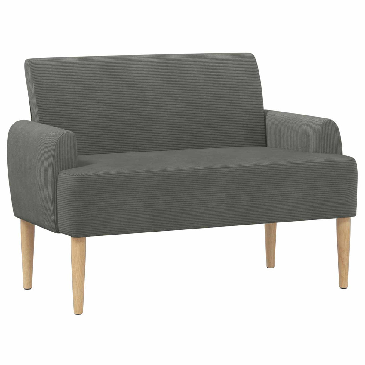 vidaXL Lovingseat met knoopge tuft Lichtgrijs 116 x 67 x 81 cm