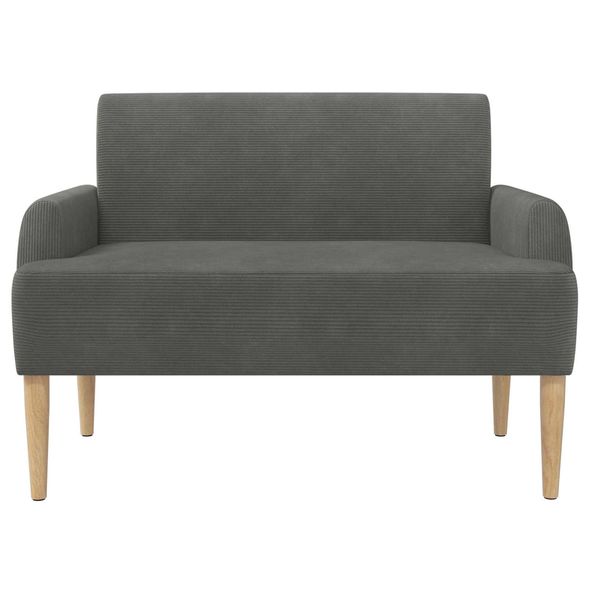 vidaXL Lovingseat met knoopge tuft Lichtgrijs 116 x 67 x 81 cm