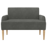vidaXL Lovingseat met knoopge tuft Lichtgrijs 116 x 67 x 81 cm