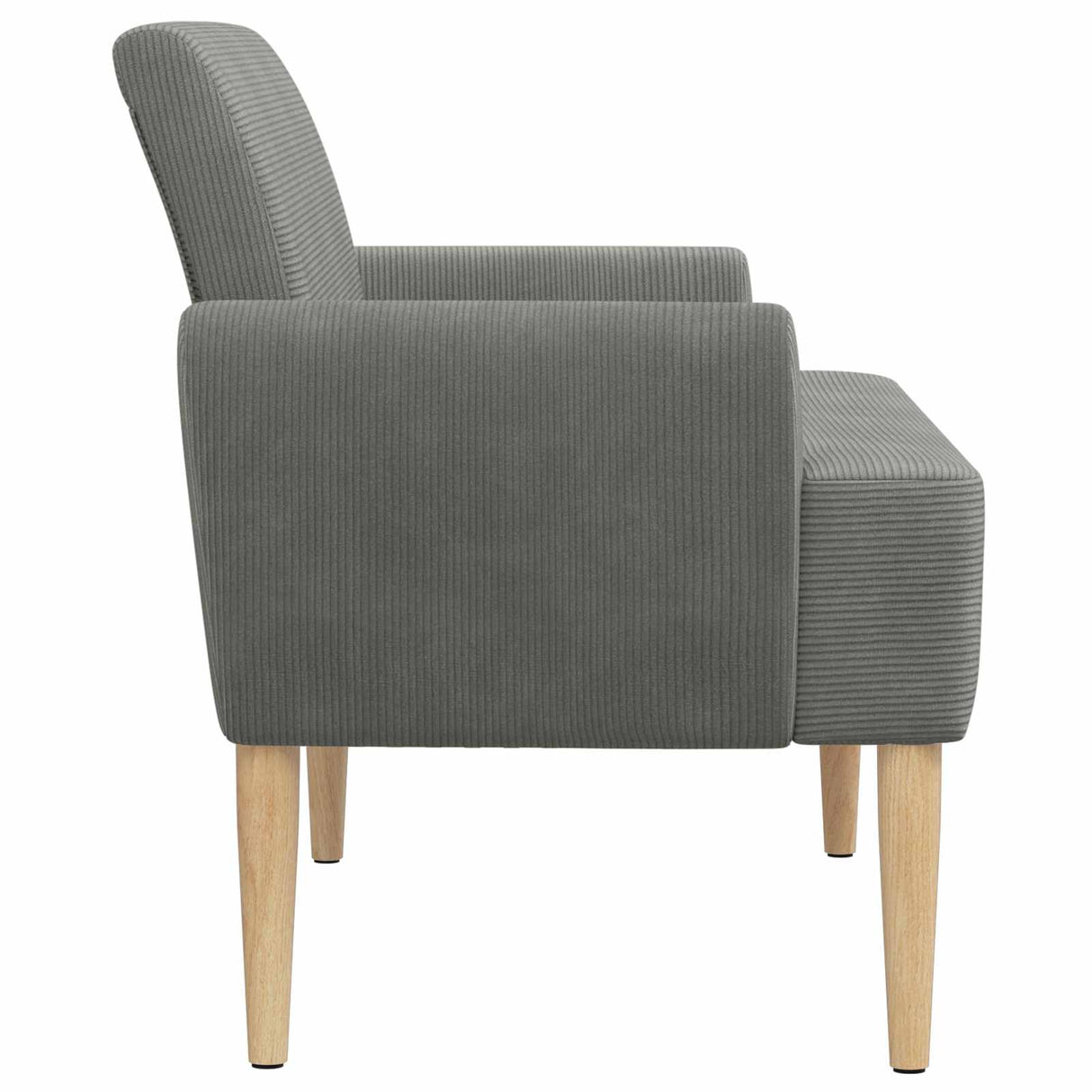 vidaXL Lovingseat met knoopge tuft Lichtgrijs 116 x 67 x 81 cm