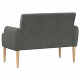 vidaXL Lovingseat met knoopge tuft Lichtgrijs 116 x 67 x 81 cm