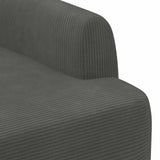 vidaXL Lovingseat met knoopge tuft Lichtgrijs 116 x 67 x 81 cm