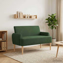 vidaXL Lovingseat met knoopge tuft Lichtgrijs 116 x 67 x 81 cm