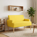 vidaXL Lovingseat met knoopge tuft Lichtgrijs 116 x 67 x 81 cm