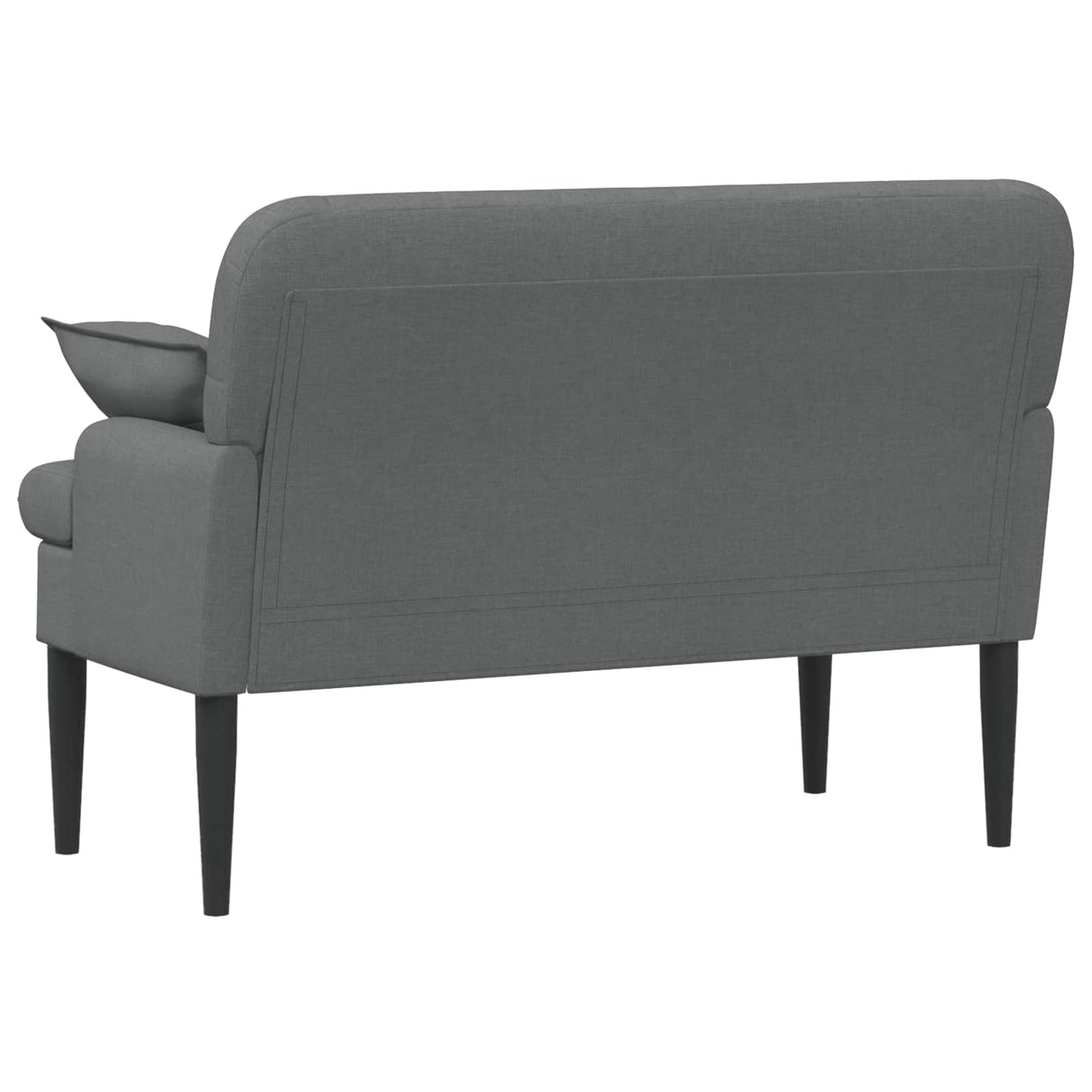 vidaXL Lovingseat met knoopge tuft Lichtgrijs 111 x 68 x 80 cm Stof