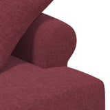 vidaXL Lovingseat met knoopge tuft Zwart 120 x 65 x 79 cm Stof