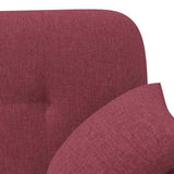 vidaXL Lovingseat met knoopge tuft Zwart 120 x 65 x 79 cm Stof