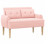 vidaXL Lovingseat met knoopge tuft Crèmekleurig 117 x 67 x 77 cm