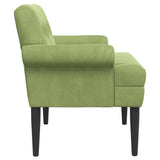 vidaXL Lovingseat met knoopge tuft Lichtgrijs 120 x 66 x 78 cm fluweel