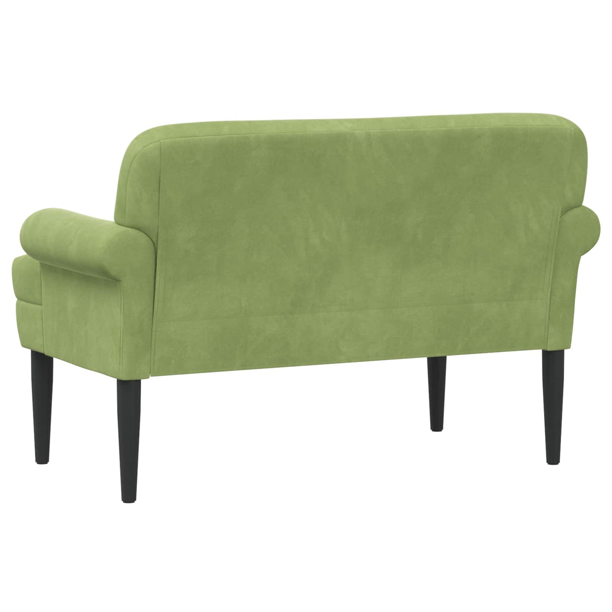 vidaXL Lovingseat met knoopge tuft Lichtgrijs 120 x 66 x 78 cm fluweel