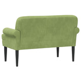 vidaXL Lovingseat met knoopge tuft Lichtgrijs 120 x 66 x 78 cm fluweel