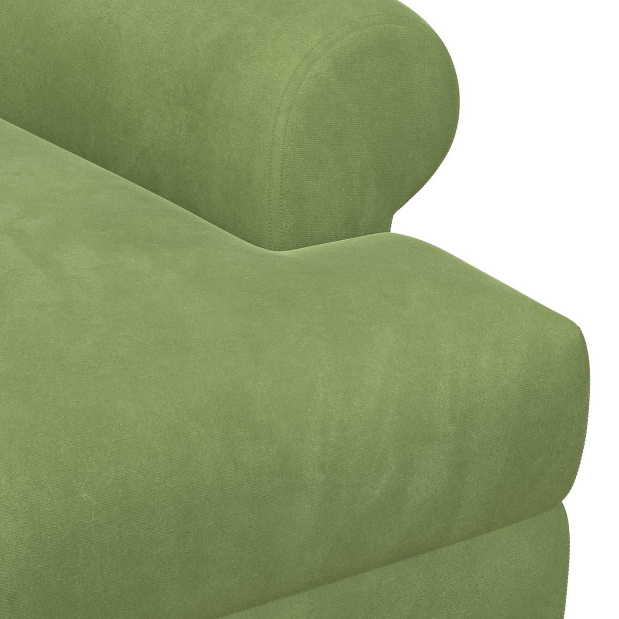 vidaXL Lovingseat met knoopge tuft Lichtgrijs 120 x 66 x 78 cm fluweel
