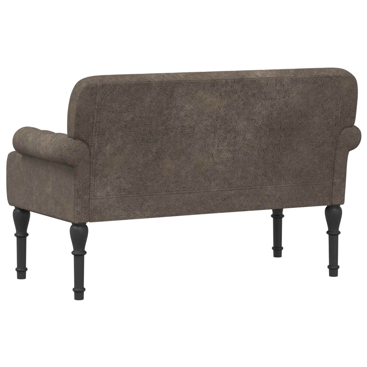 vidaXL Lovingseat met knoopge tuft Bruin 120 x 65 x 78 cm