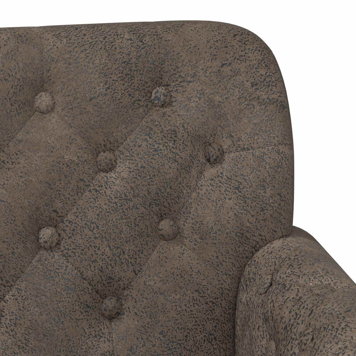 vidaXL Lovingseat met knoopge tuft Bruin 120 x 65 x 78 cm