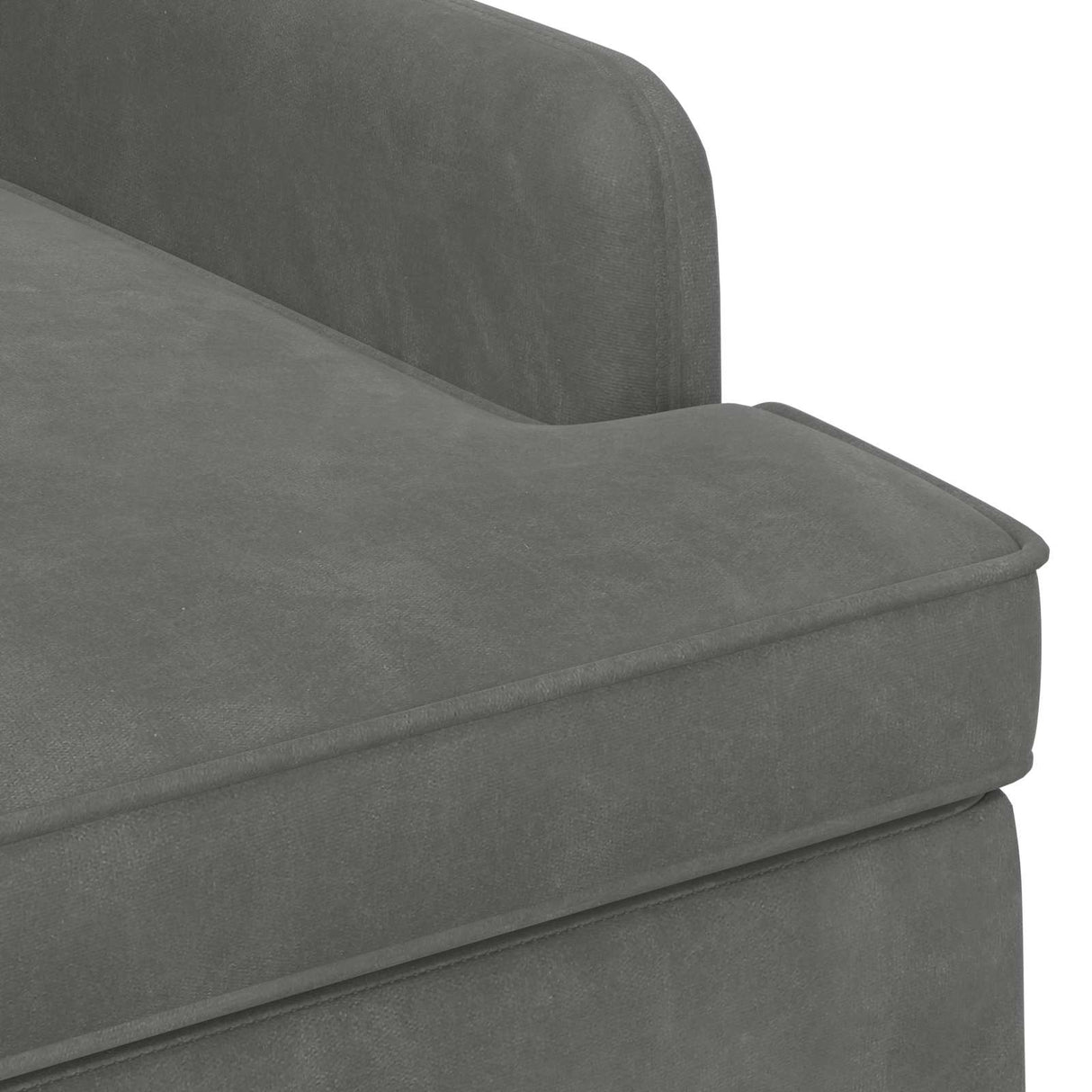 vidaXL Loveseat with Tufted Buttons Light Grey 111 x 65 x 79 cm Velvet