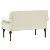 vidaXL Lovingseat met knoopge tuft Zwart 120 x 65 x 77 cm Kunstleer