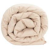 vidaXL Zomer Deken Beige 135 x 200 cm 100% Natuurlijke Kapok