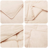 vidaXL All-Season Duvet Beige 135 x 200 cm 100% Natural Kapok