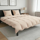 vidaXL All-Season Duvet Beige 135 x 200 cm 100% Natural Kapok