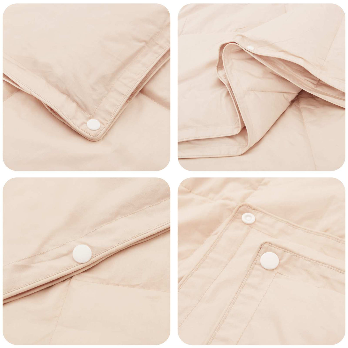 vidaXL Duvet Beige 135 x 200 cm Kapok Fibre