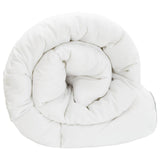 vidaXL Duvet White 135 x 200 cm Bamboo Fibre
