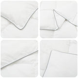 vidaXL Duvet White 135 x 200 cm Bamboo Fibre