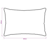 vidaXL Hoofdkussen Wit 40 x 60 cm Bamboevezel