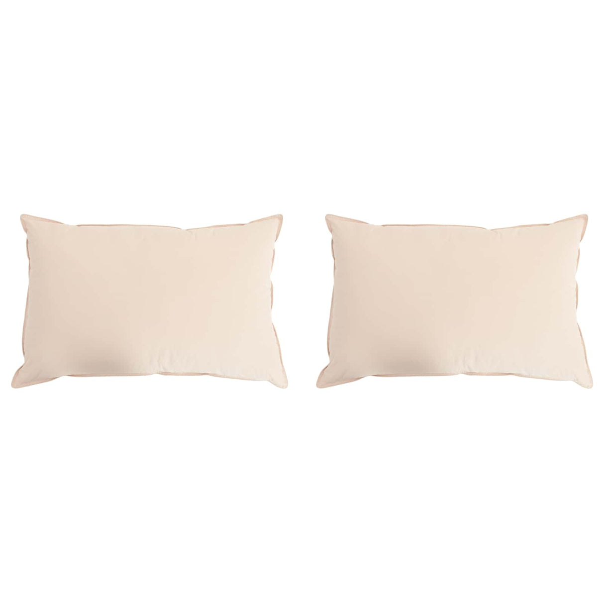 vidaXL Hoofdkussen Beige 40 x 60 cm Kapokvezel