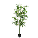 vidaXL Kunstmatige Bamboe Boom 4 pcs Groen 60 x 18 x 190 cm