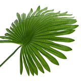 vidaXL Kunstmatige Fan Palmboom Groen 75 x 25 x 180 cm Stof en Bamboe