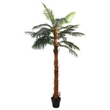 vidaXL Kunstmatige Cocuspalm Boom Groen 70 x 18 x 140 cm