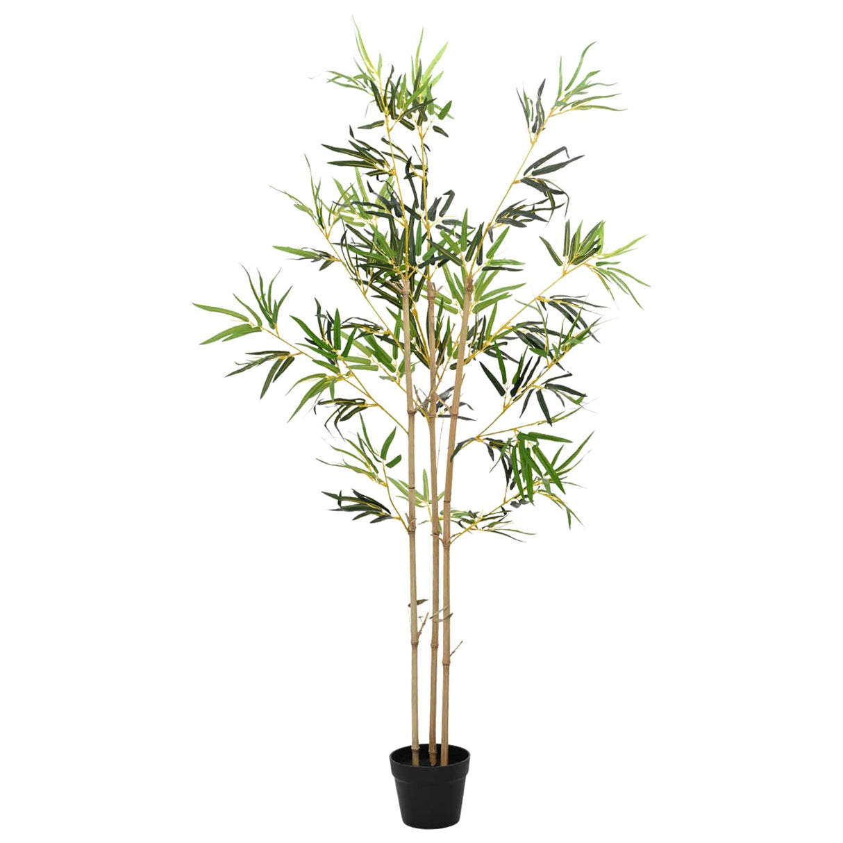 vidaXL Kunstmatige Bamboe Boom Groen 55 x 16 x 150 cm Stof en Bamboe