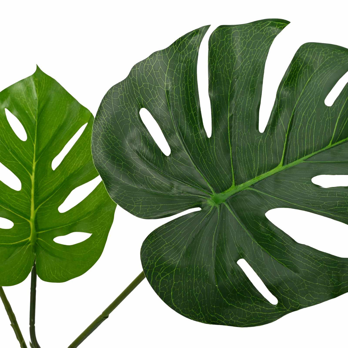 vidaXL Kunstmatige Monstera Plant Groen 70 x 16 x 130 cm Stof en Hout