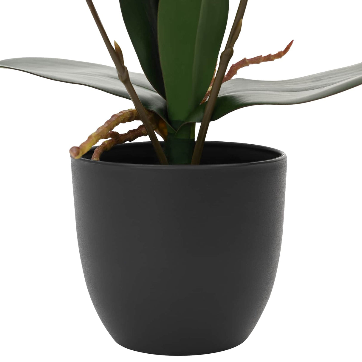 vidaXL Artificial Orchid Plant Red 36 x 10 x 30 cm Fabric, PE and PEVA