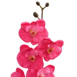 vidaXL Artificial Orchid Plant Red 36 x 10 x 30 cm Fabric, PE and PEVA