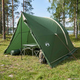 vidaXL Tent with Waterproof Tarp -person Green