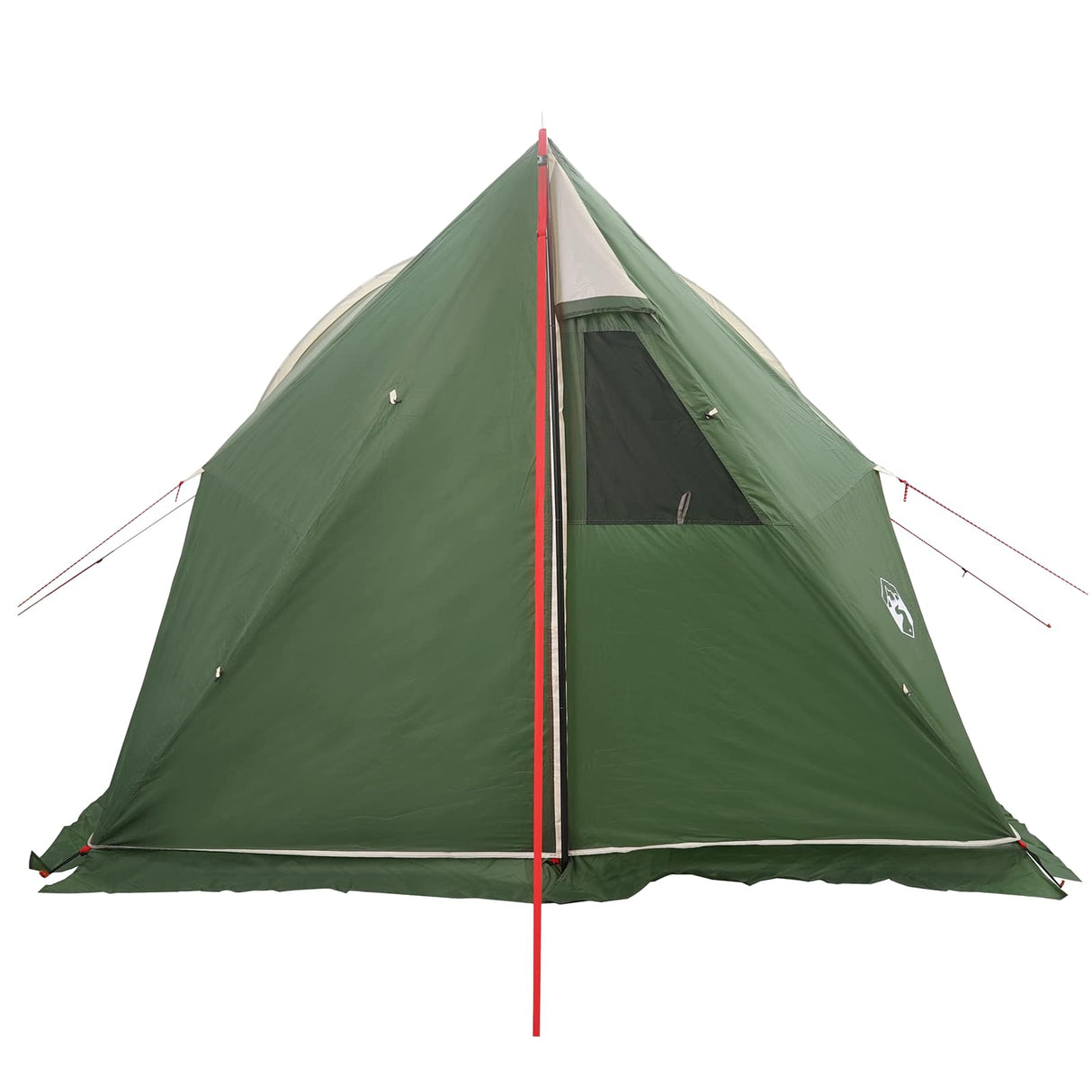 vidaXL Tent with Waterproof Tarp -person Green