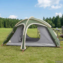 vidaXL Trekkingtent met regenkap, waterbestendig 2-persoons Groen