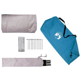 vidaXL Trekkingtent met regenkap, waterbestendig 2-persoons Groen