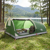 vidaXL Hiking Tent Waterproof 1-person 1-Person Green