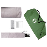 vidaXL Hiking Tent Waterproof 1-person 1-Person Green