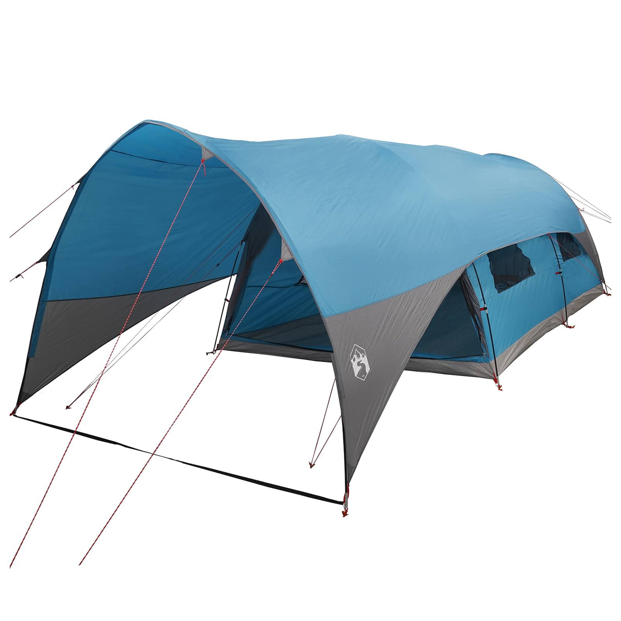 vidaXL Tunnel Tent with Waterproof Rainfly 10-Person Green