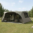 vidaXL Gezinstent met regenhoes waterdicht 6-persoons 6-persoons Groen
