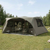 vidaXL Gezinstent met regenhoes waterdicht 6-persoons 6-persoons Groen