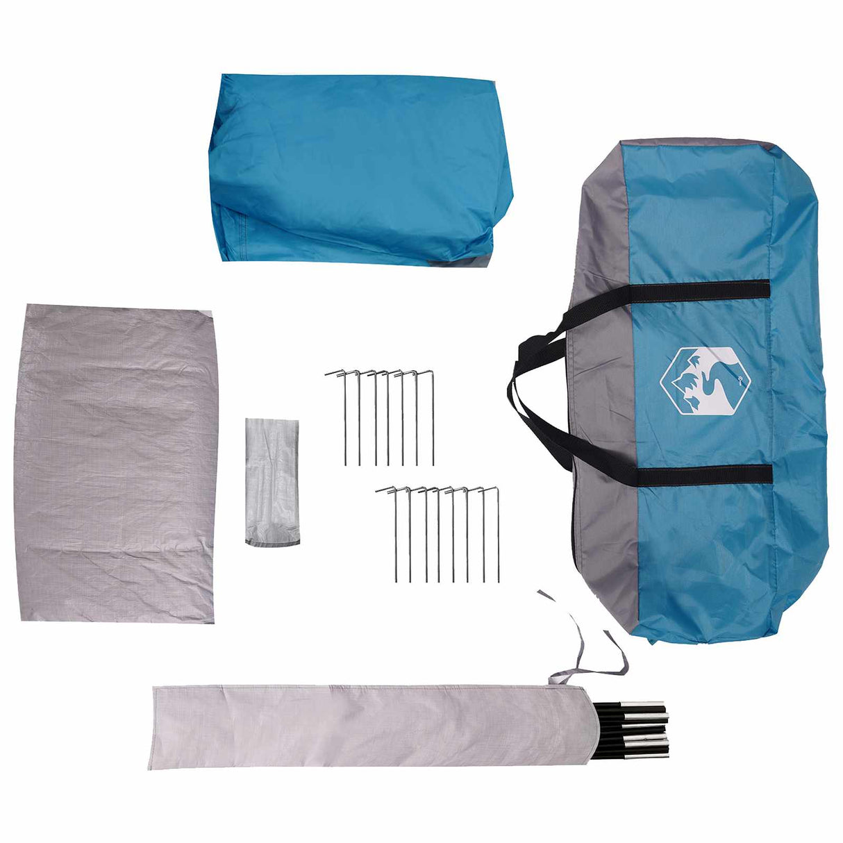 vidaXL Kamer Tent met Waterdichte Regenfly 10-persoons Groen