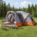 vidaXL Kamer Tent met Waterdichte Regenfly 10-persoons Groen
