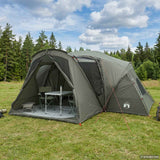 vidaXL Kamer Tent met Waterdichte Regenfly 10-persoons Groen