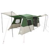 vidaXL 3-persoons 3-persoons Groen 185T Polyester met PU Coating