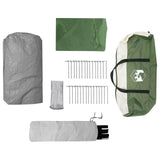 vidaXL 3-persoons 3-persoons Groen 185T Polyester met PU Coating